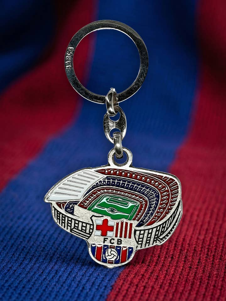 Llavero Campo Color FC Barcelona para venta al por mayor de ANMA SPORT Productos Licenciados FC BARCELONA