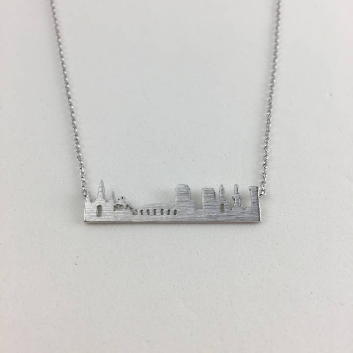 SongLily - Vendita all'ingrosso Collana con ciondolo/pendaglio - Collana con lo skyline di New Orleans