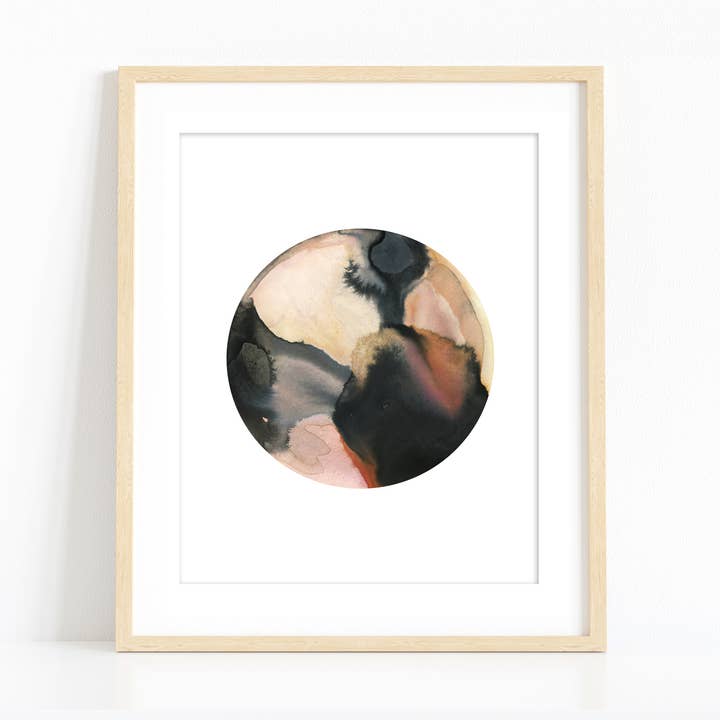 "Peach Moon" for wholesale by Rachel Brown Art