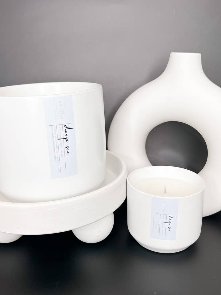 DEEP SEA - Spice + Tobacco + Vanilla for wholesale by Aglow Candle Company