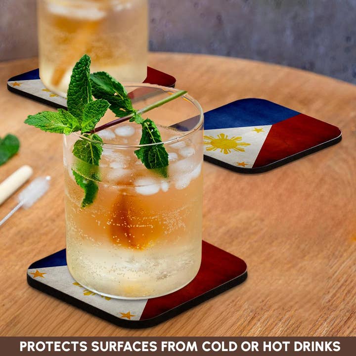 3dRose - Wholesale Coasters - 3dRose, Philippines Flag, Coaster9