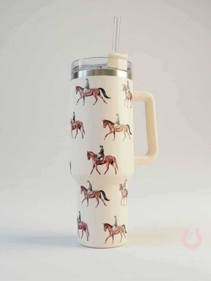 Gourde English Rider 40 oz pour cavaliers pour la vente par Bridle Up Hope Shop