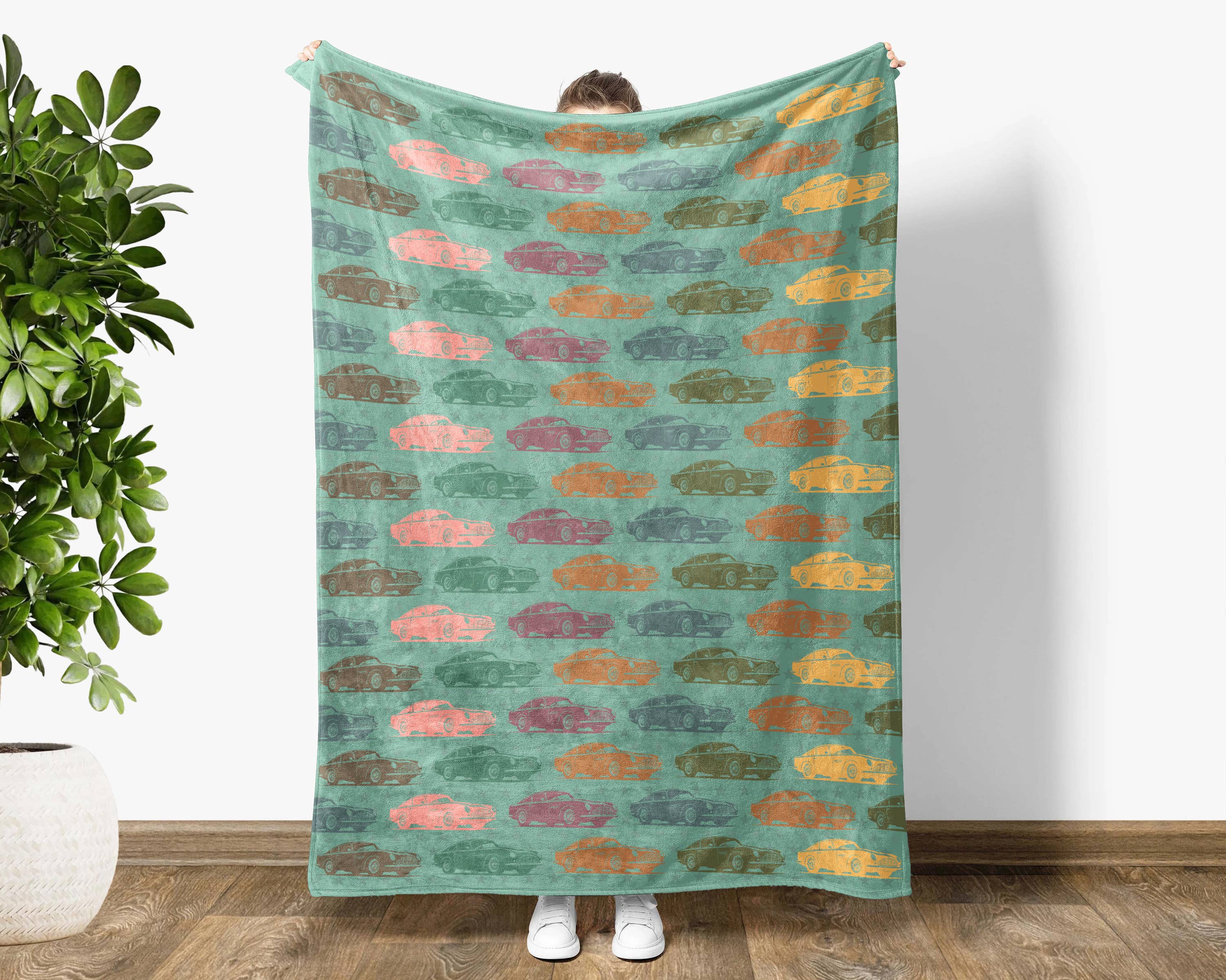 Vivtrek - Wholesale Throw Blanket - Classic Car Blanket Vintage Vehicle Auto Restoration Throw5
