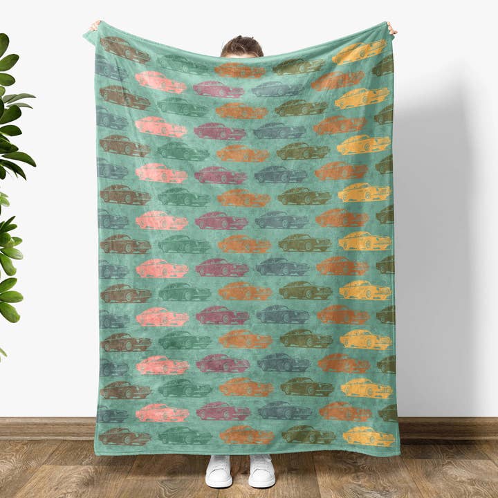 Vivtrek - Wholesale Throw Blanket - Classic Car Blanket Vintage Vehicle Auto Restoration Throw5