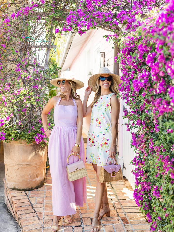 Kathleen Maeve - Wholesale Dress - Women's - Isla Dress | Palm Pink Linen5