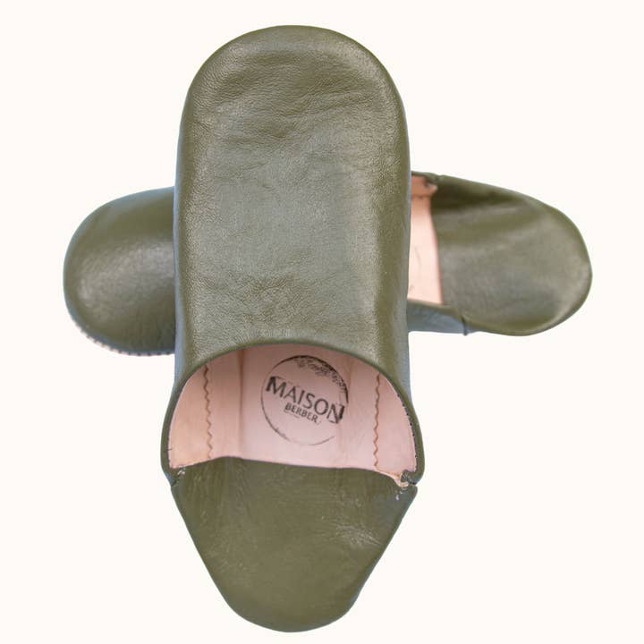 Moroccan Babouche Slippers - Olive and other Purchase Wholesale moroccan slippers. Free Returns & Net 60 Terms on Faire trending on Faire.