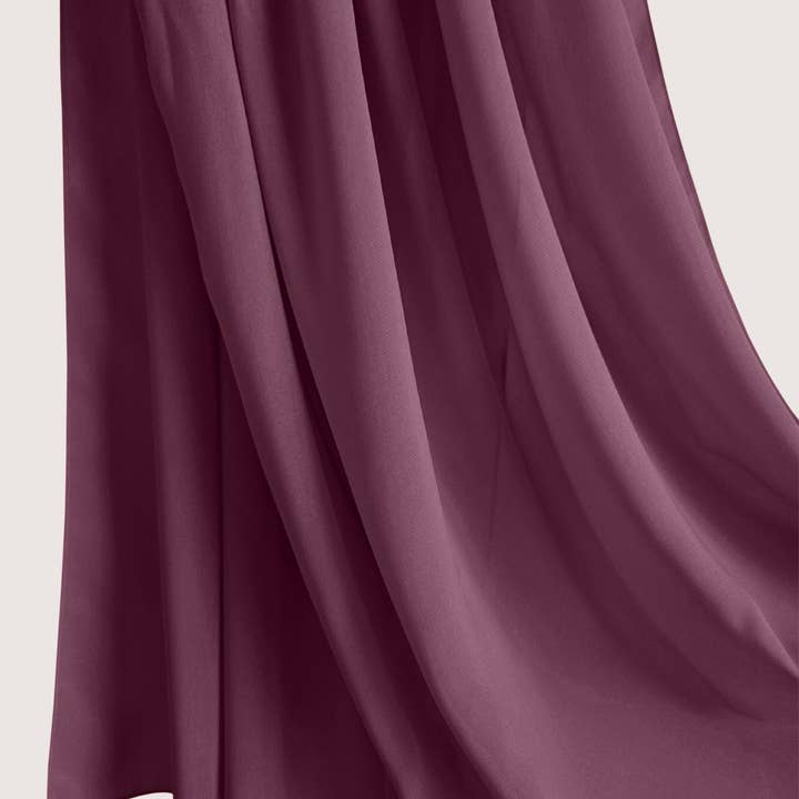 MY LITTLE JUBBA – wholesale Hijab – Women’s – Premium Berry Chiffon Hijab Scarf