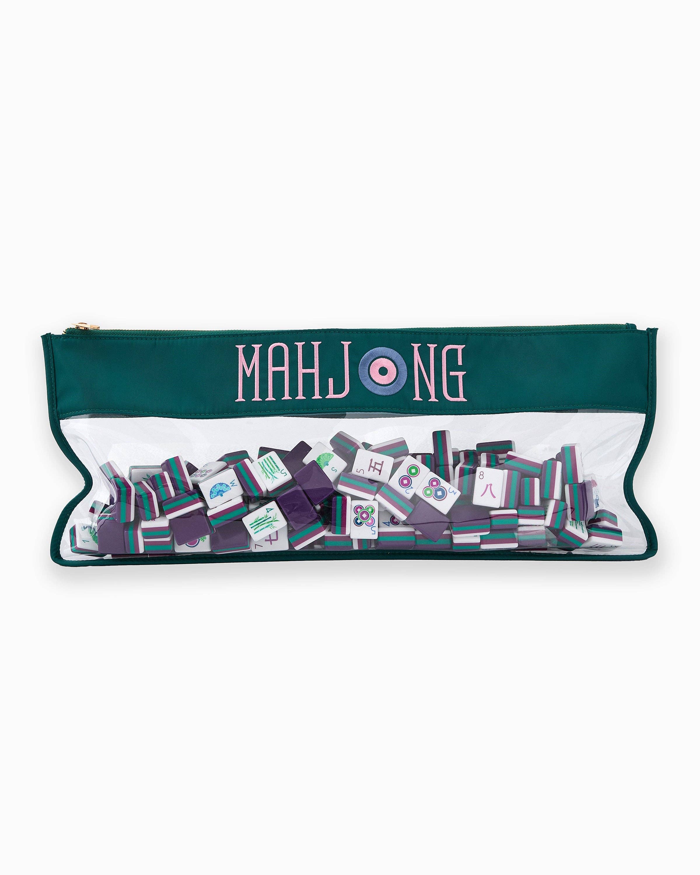 Oh My Mahjong - Vente Pochette – femme - Sac de Mahjong bleu sarcelle3