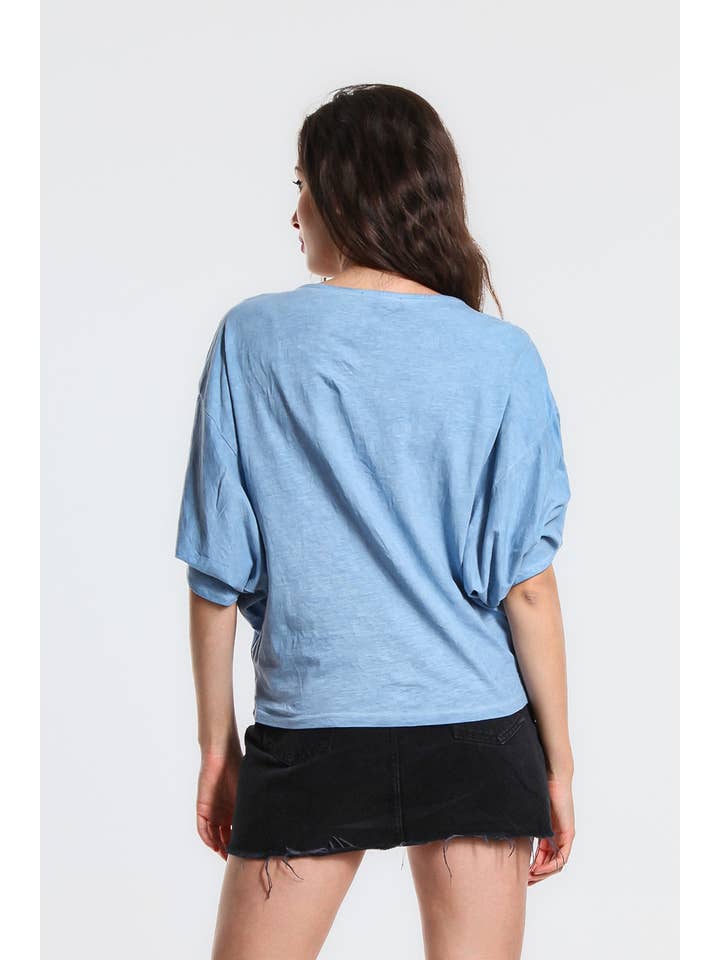 TINA Stephens Italy/Tees By Tina - Wholesale T-Shirt - Women's - Omaria Batwing Crop Top (BSS171)18