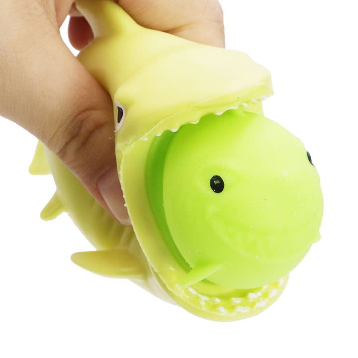 ASSORTEREDE Haj Pop-up Klem Stræk Træk Squishy for engroshandel på Faire8
