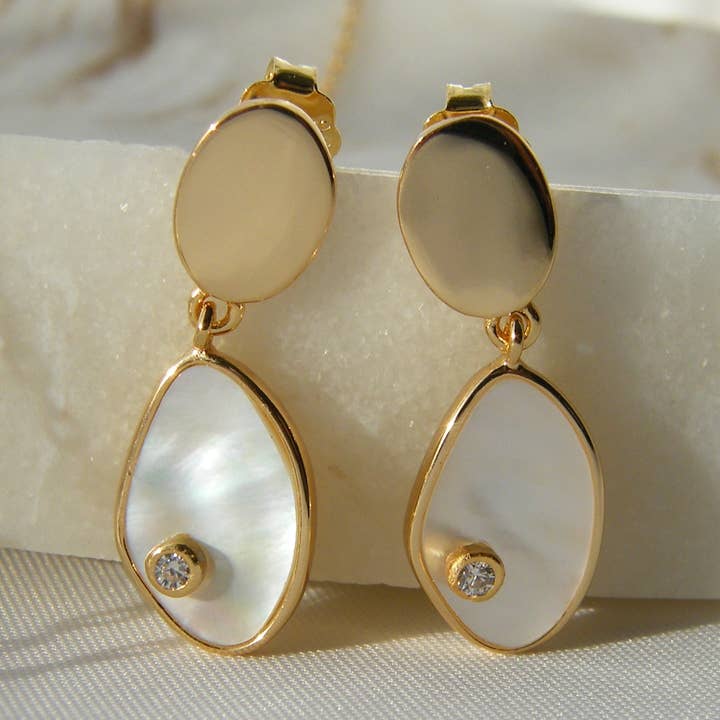 Lyria Tropfen-Ohrringe für den Großhandel von Dara Jewellery