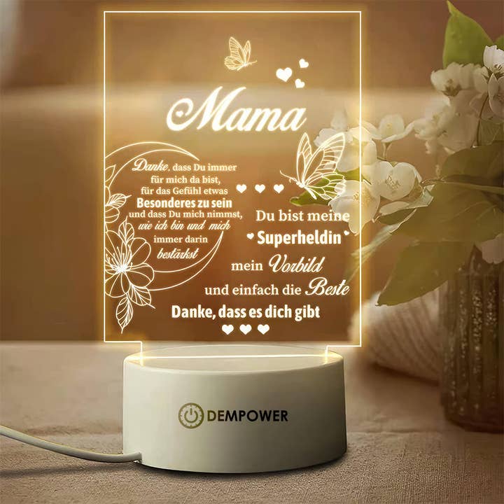 Mtistanbul LTD - Vendita all'ingrosso Luci notturne - Lampada a messaggio acrilico a LED personalizzabile4