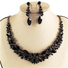 TAPA fashion - Vendita all'ingrosso Parure di gioielli - Set Collana e Orecchini di Cristallo FJN366 (1PC)6