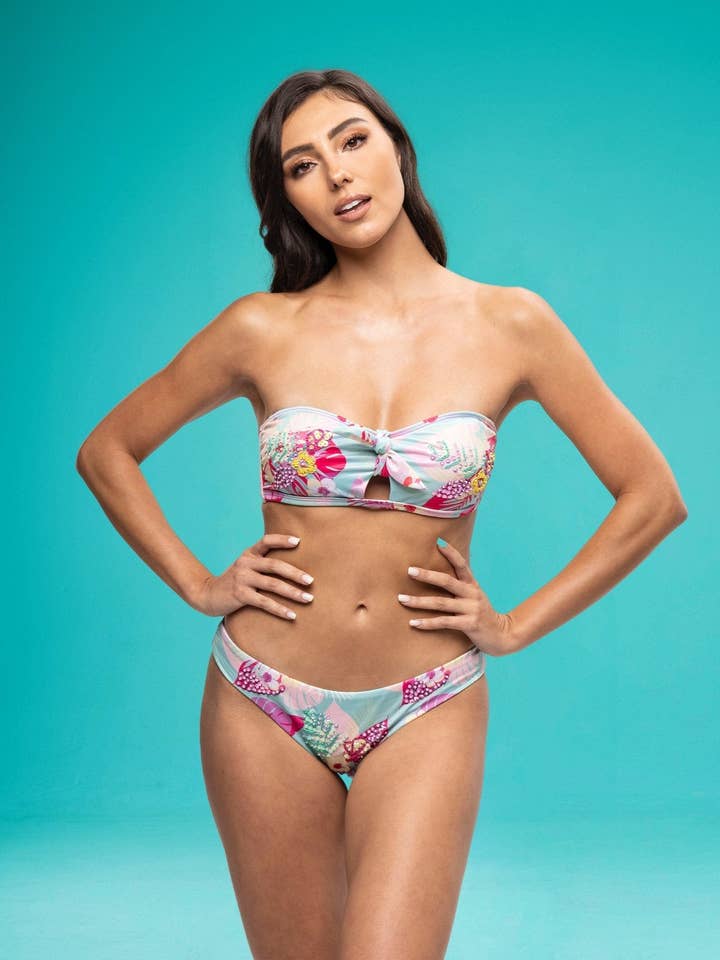 Bikini Bandeau Floral por atacado de Lottie Holiday