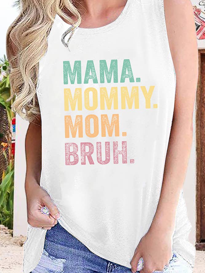 STC125C173 MAMA Mothers Day Mommy Mom Bruh Tank Top for wholesale by UNISHE