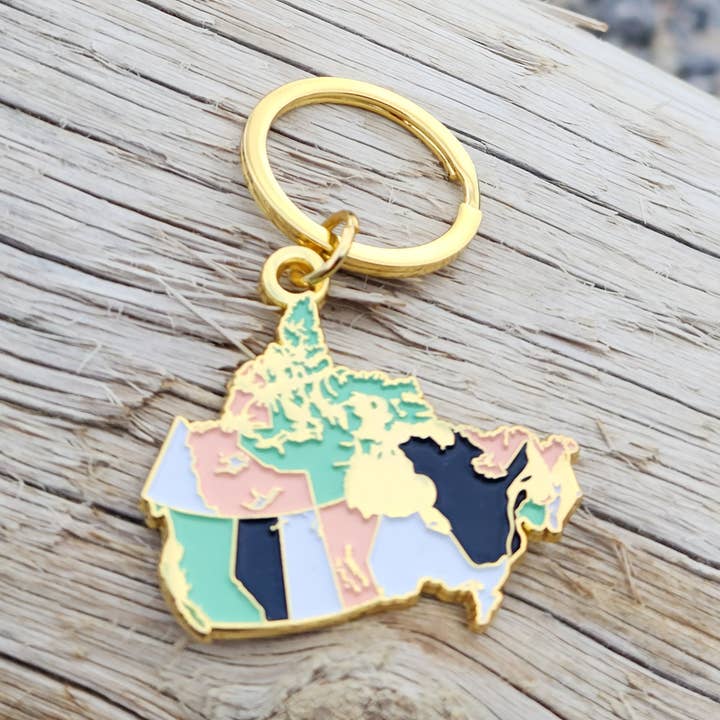Canada | Enamel Keychain for wholesale by Good on Paper