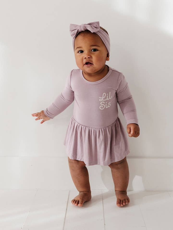 Set van rompertjesjurk voor babymeisje voor wholesale door babysprouts clothing company