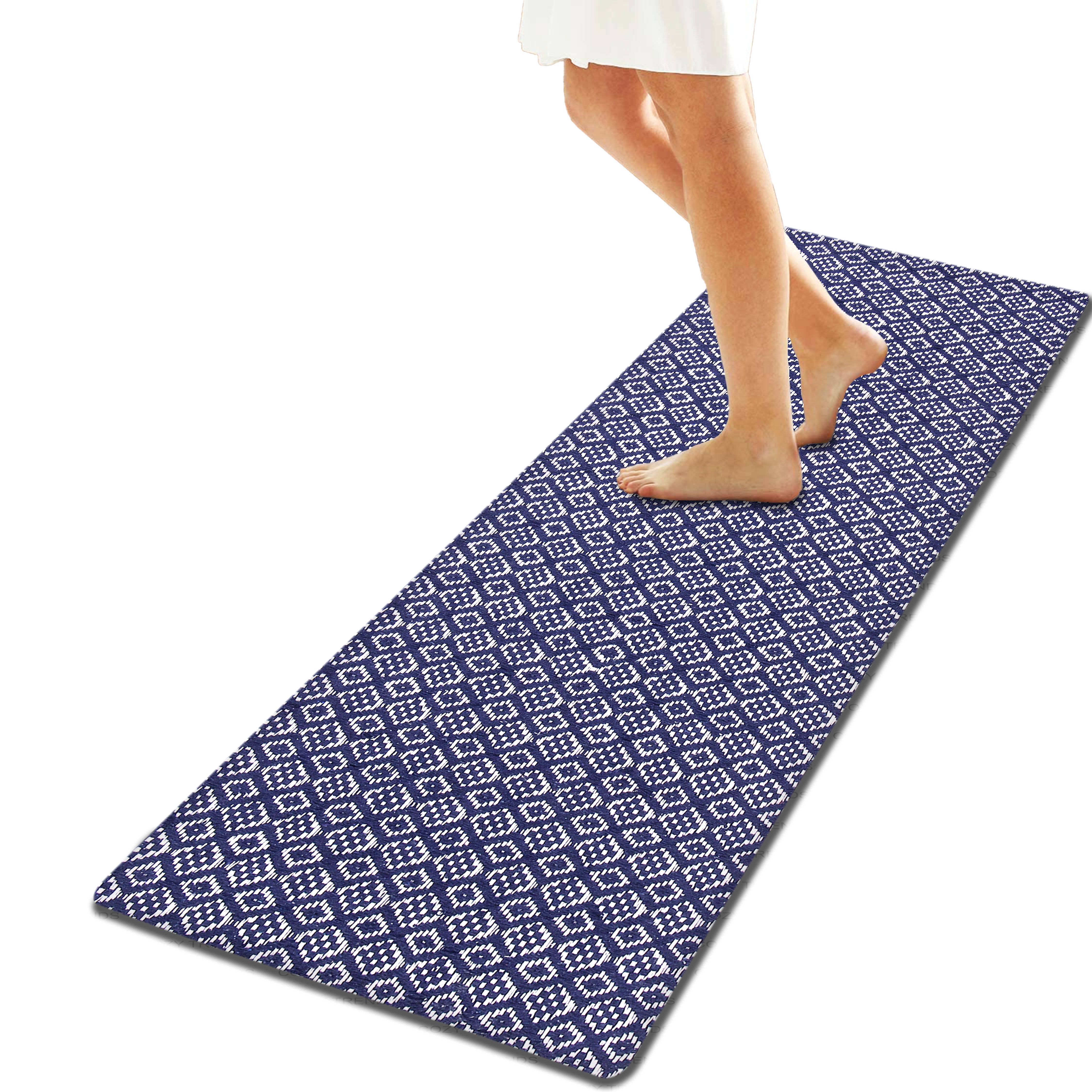 COZY HOMES COLLECTION - Wholesale Floor Mat - Anti-Fatigue Runner Mat Kitchen/Bathroom  Handwoven  18x48''0