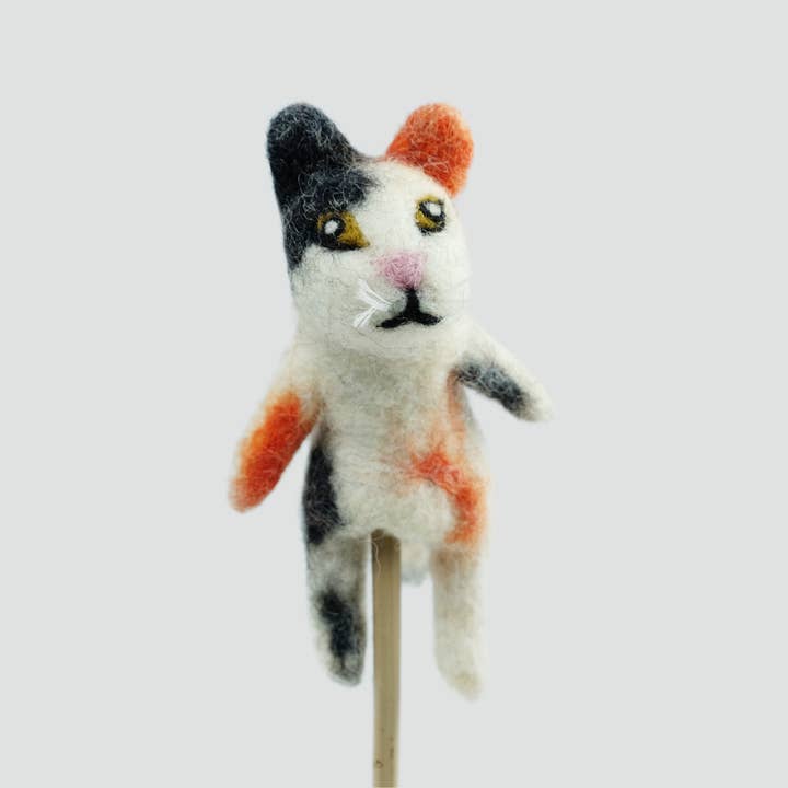 The Winding Road - Wholesale Finger Puppet - Kids & Baby - Finger Puppets - Cats - Set of 6, Assorted
