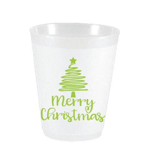 Merry Christmas Squiggle Tree FF for wholesale by Sassy Cups