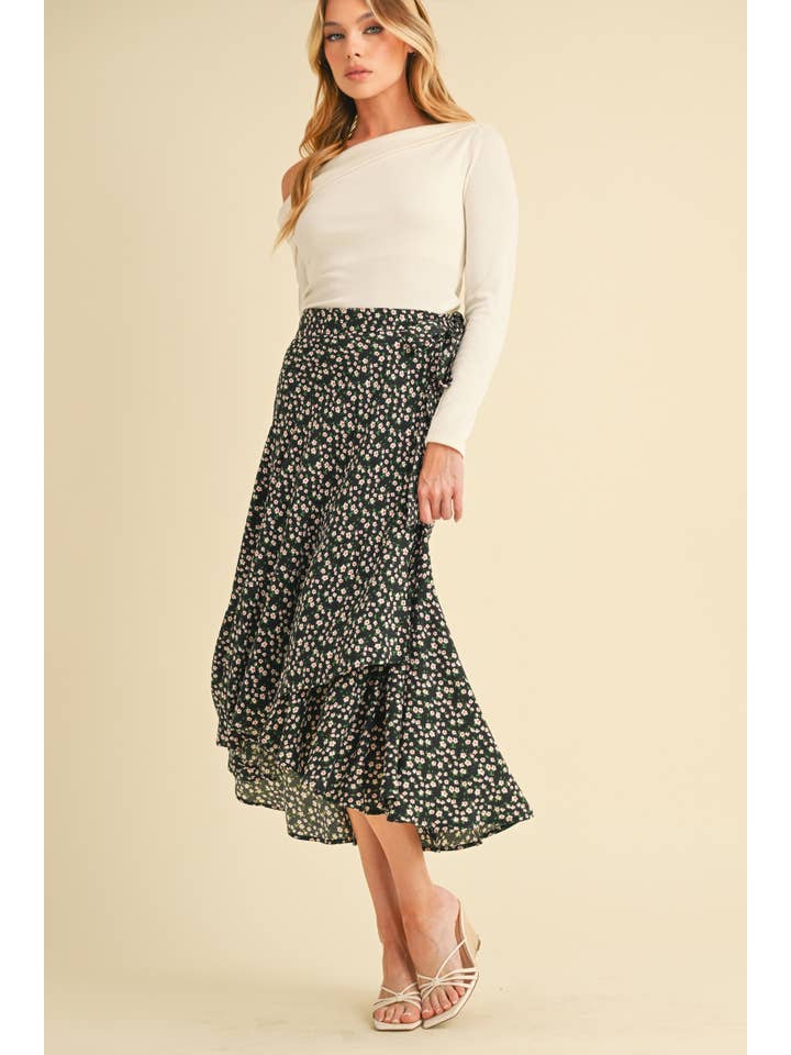AEMI + CO - Wholesale Skirt - Women's - 7135FN Berti Floral Wrap Skirt24
