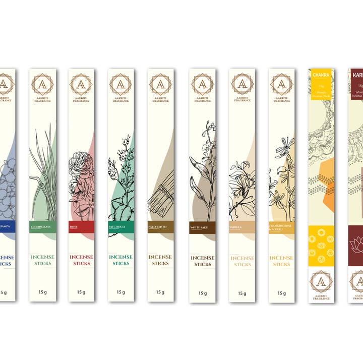 Aakriti Inc. - Wholesale Incense - AAKRITI Incense Natural Masala Incense Sticks ,Premium Long Lasting ,Non-Toxic, Assorted Pack of 12…6