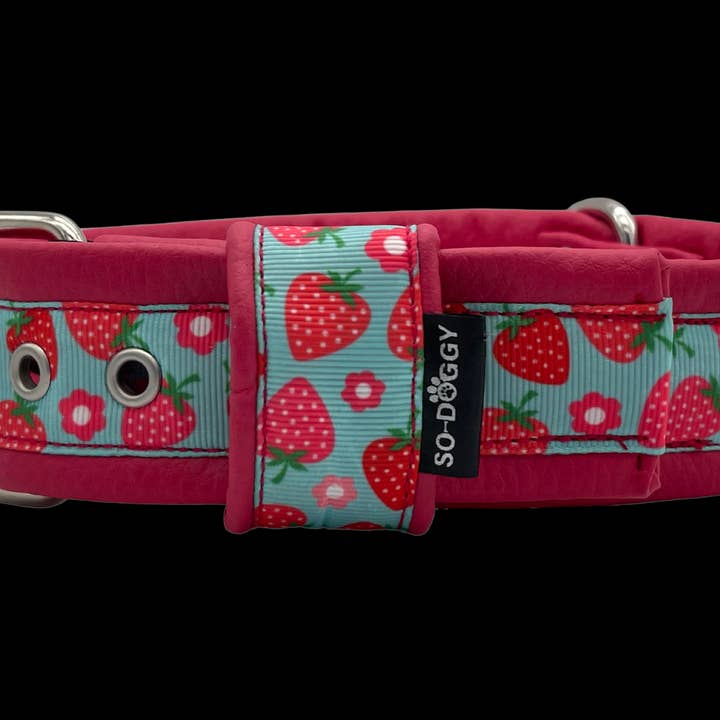 ÄHNLICHES HUNDEHALSBAND | CHARLOTTE | FUCHSIA für den Großhandel von So-Doggy