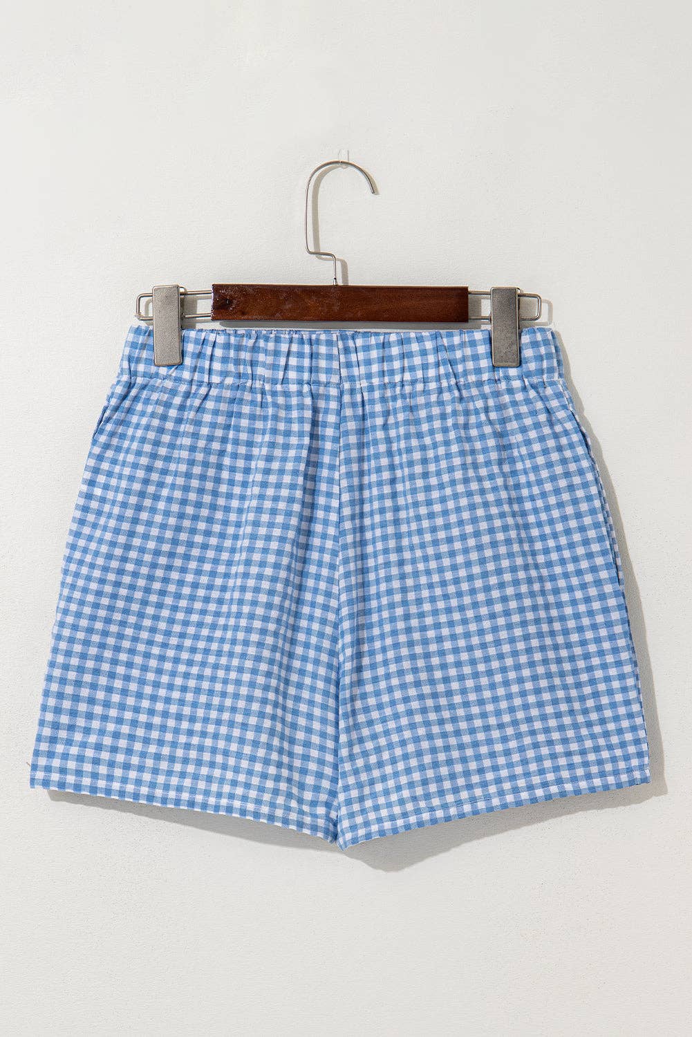 LALA LOO - Wholesale Shorts - Women's - Gingham High Waist Shorts11