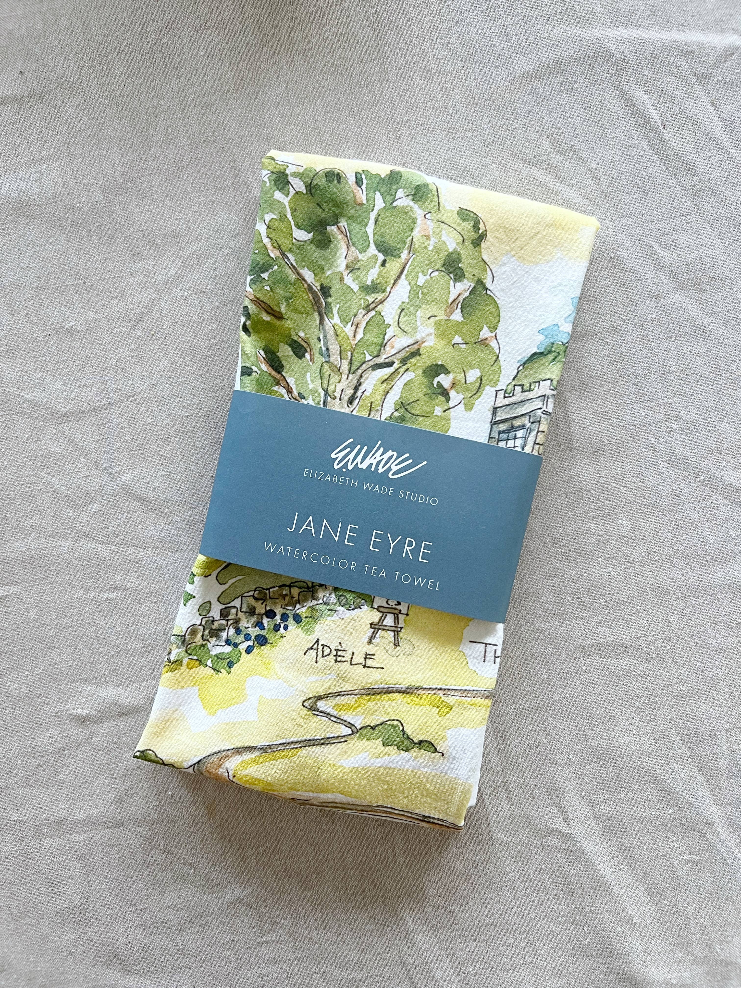 Elizabeth Wade Studio - Wholesale Tea Towel - Jane Eyre Tea Towel2