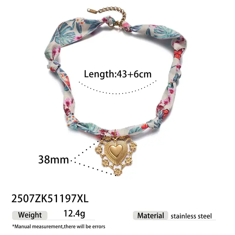 Sweet Cherry Sky - Wholesale Pendant/Charm Necklace - Bandana Necklace with Charm Pendants Jewelry6