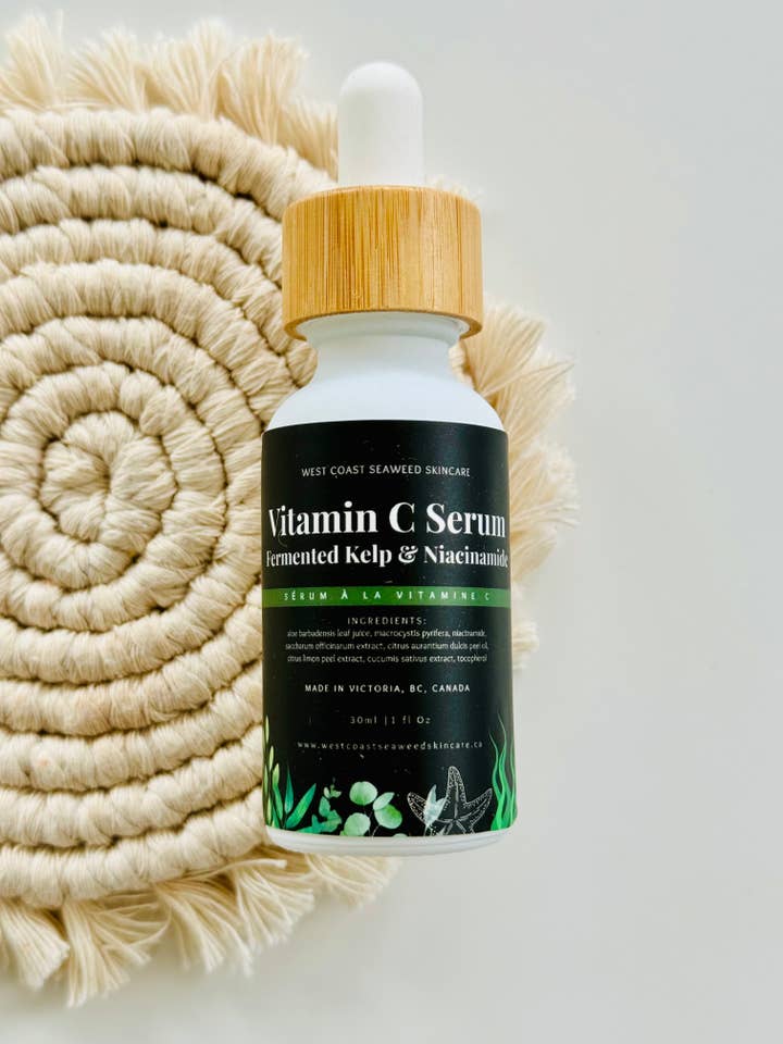Vitamin C Serum With Fermented Kelp & Niacinamide 30 ml for wholesale by West Coast Seaweed Skincare