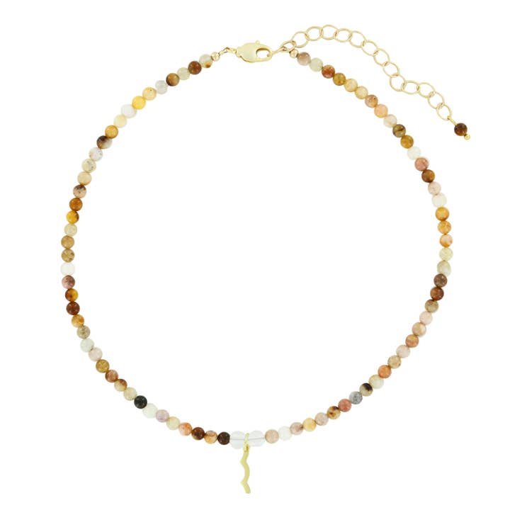 Rayminder UV Awareness Necklace in Topaz Jade for wholesale by Sailormade