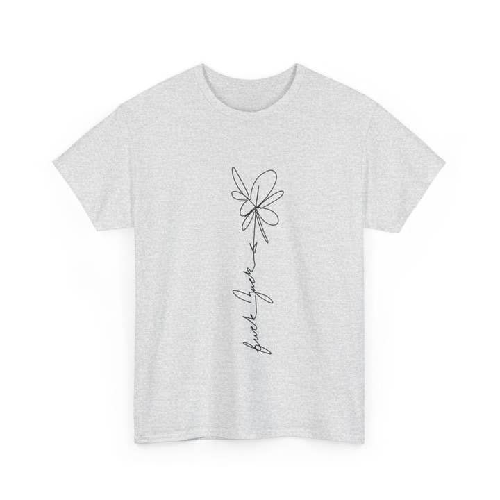 Kennidi Co. - Wholesale Screen Printed T-Shirt - Women's - Protest Art Tee - Fuck Zuck Flower Art T-Shirt4