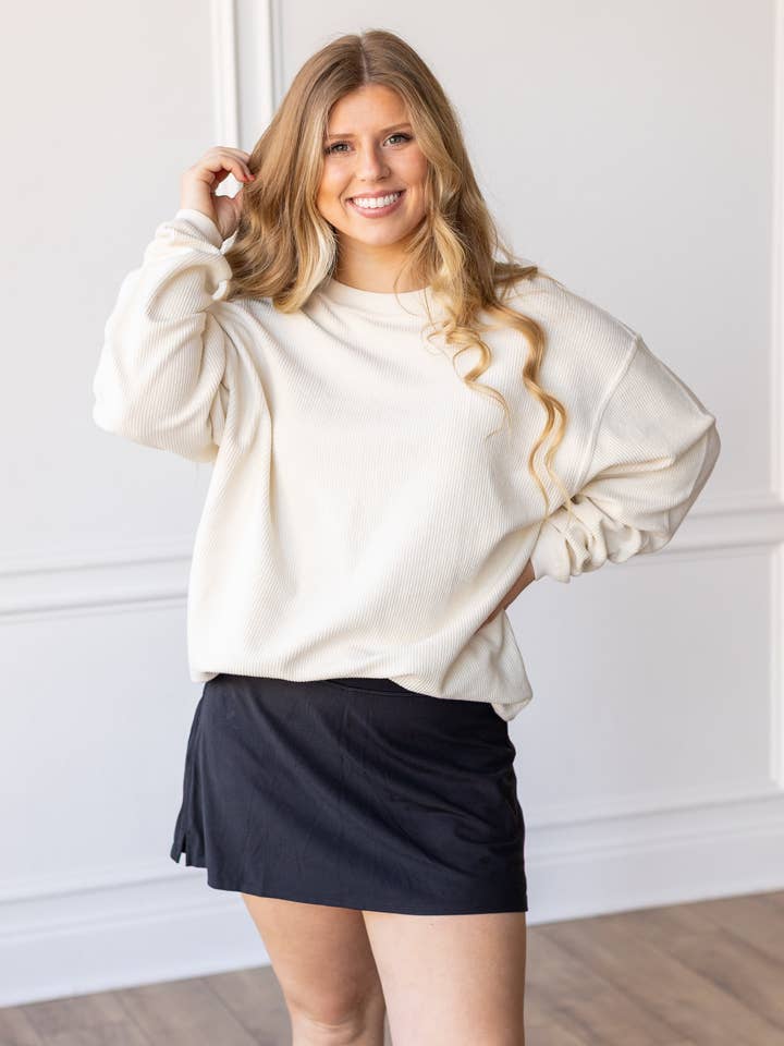 ESSENTIAL LUX CREW COLLECTION - EGGNOG for wholesale by Moon Ryder