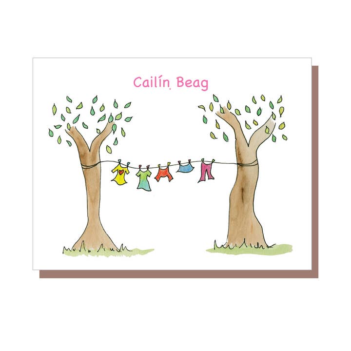 Cailín Beag (Menina) por atacado de Irish Greeting Cards by Catherine Dunne