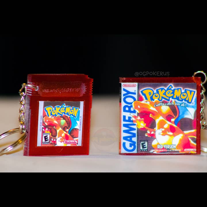 Retro Video Game Cartridge Novelty Keychains for wholesale by OGPokerus x Shop Me Senpai