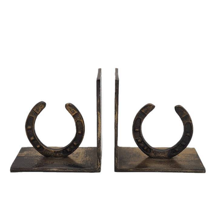 ADC Eindhoven - Wholesale Bookend - Bookend - Horse Peddle - Antique Brass Shiny