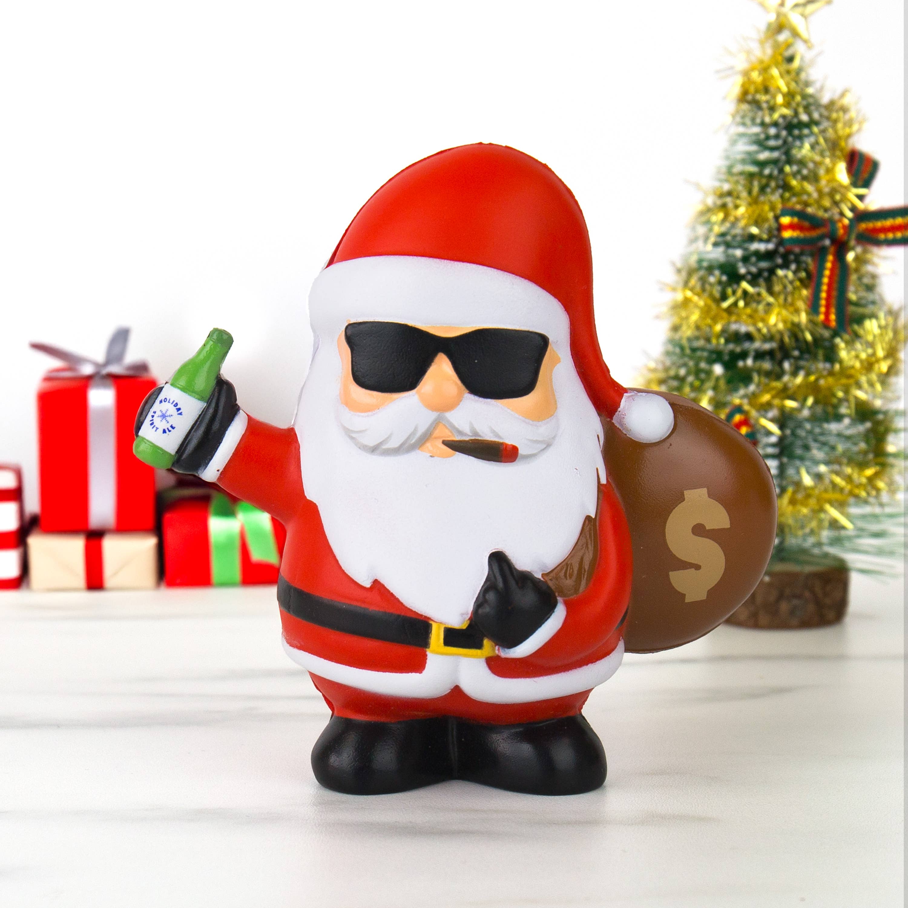 Gift Republic – wholesale Gag gift/novelty gift – BAD SANTA STRESS RELIEVER1