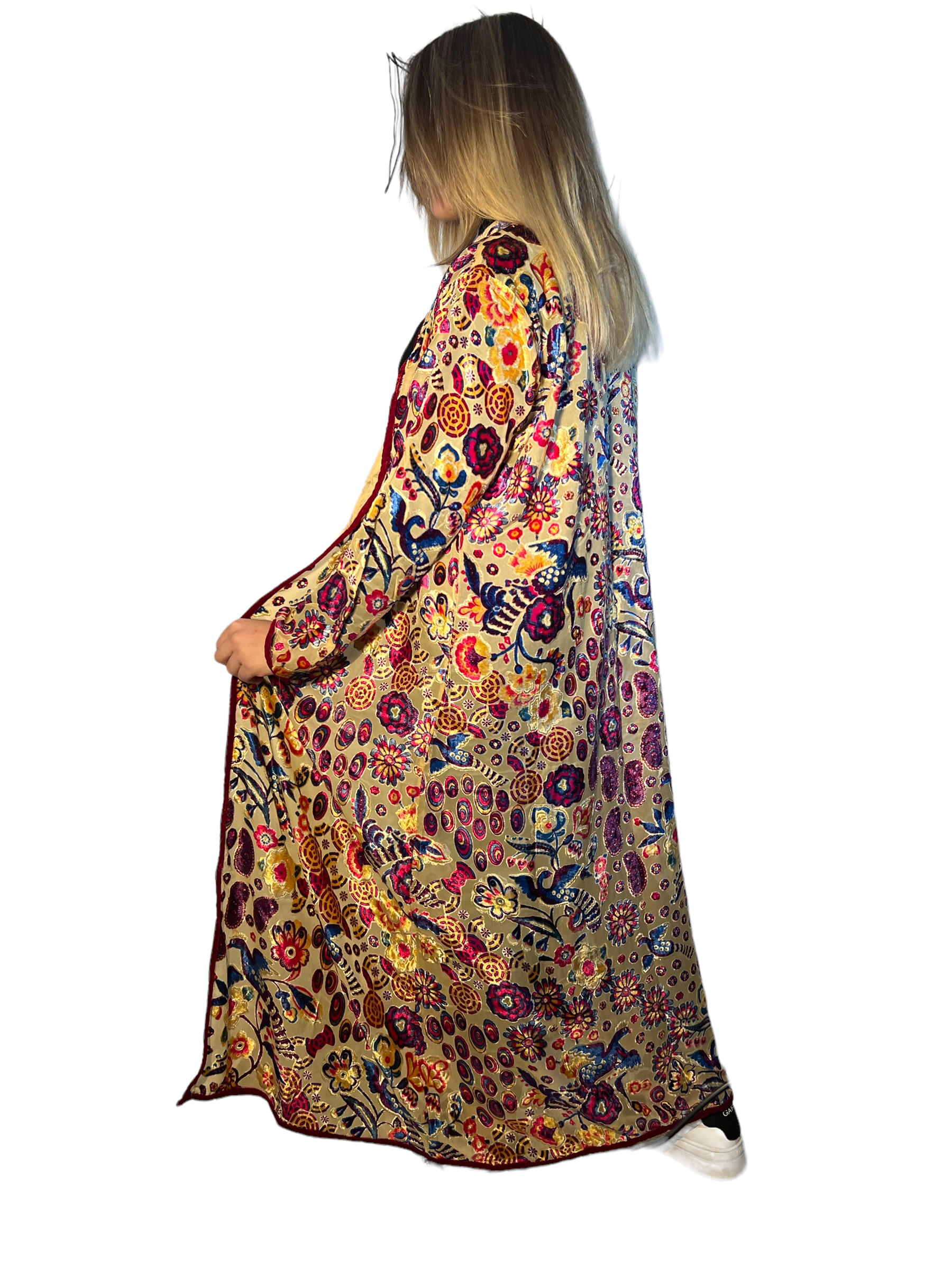 Kinomy - Wholesale Kimono - Women's - Devore Largo transparent kimono, women's elegant long kimono5