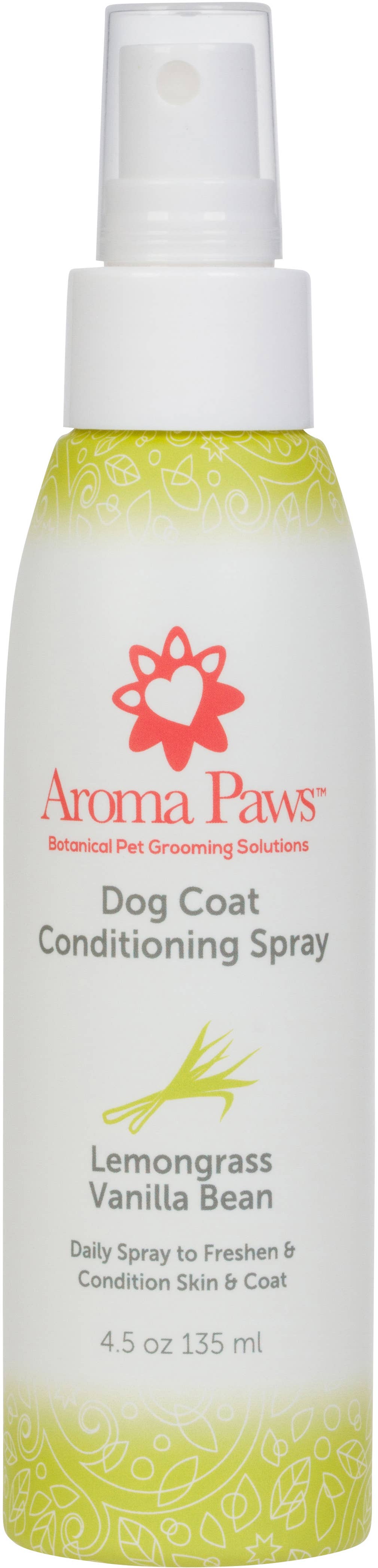 Aroma Paws - Wholesale Pet Spray - Dog - 4.5 Oz. Dog Coat Spray Lemongrass Vanilla Bean2