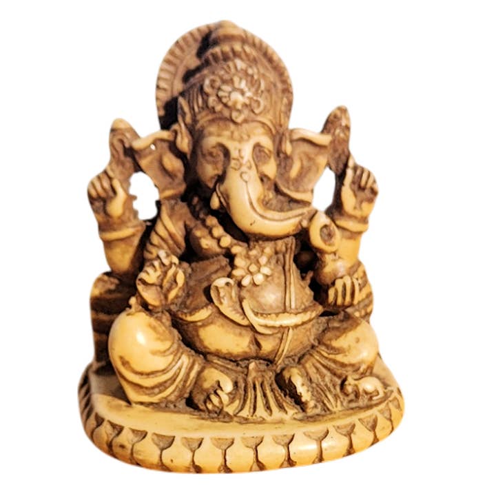 Sitting Ganesh Stone Looking RG-090S for wholesale by Dorjebajra Tibet Shop