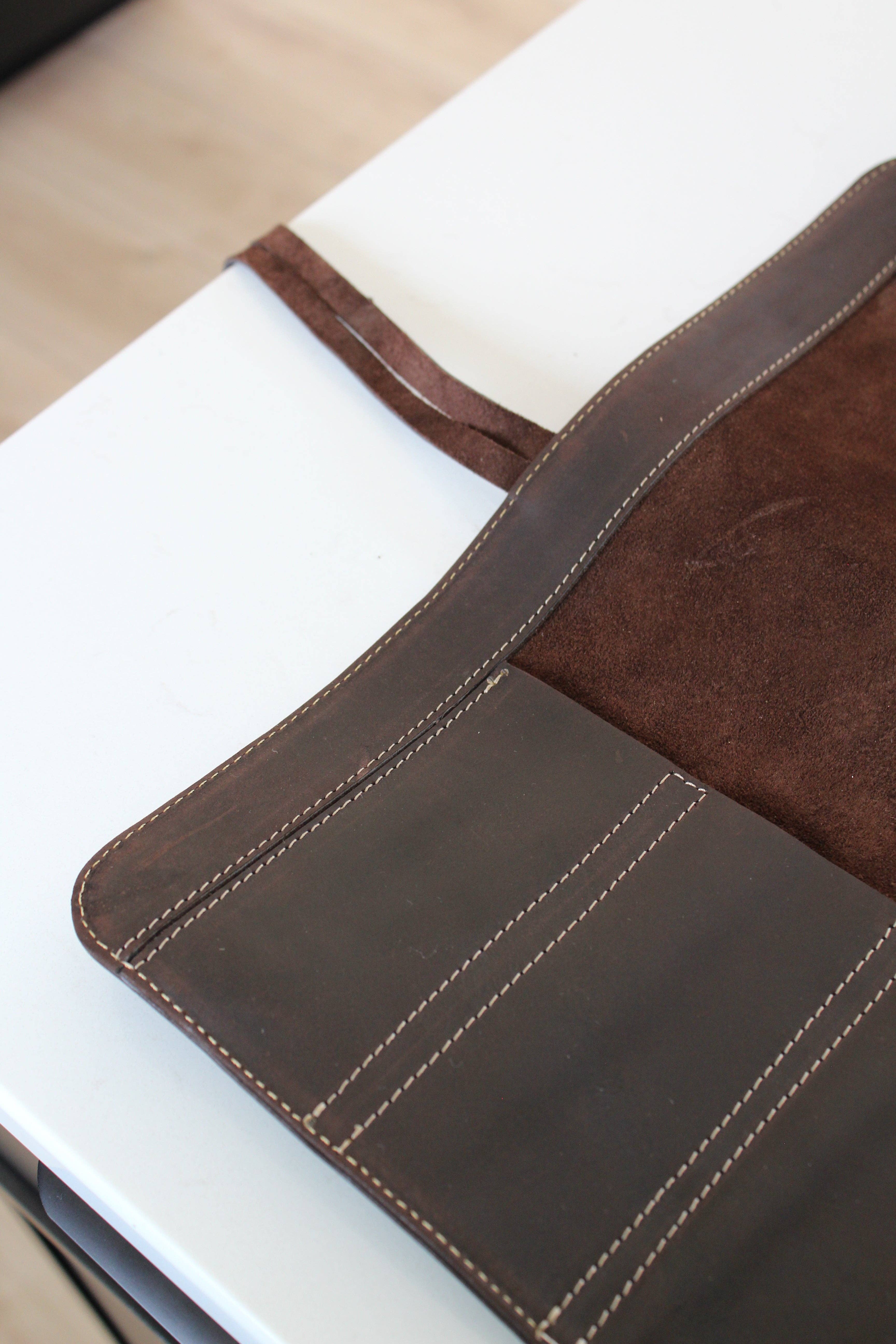 Green Leather Knife Roll for wholesale on Faire4