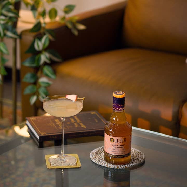 Liber & Co. – wholesale Cocktail mix/syrup – Yakima Valley Peach Syrup