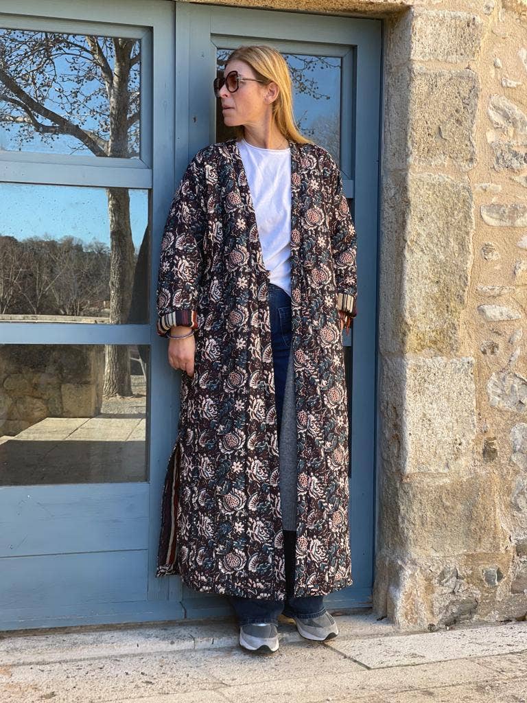 Sanjanaandme – Engroshandel Frakke - Dame – Anokhi quiltet frakke2