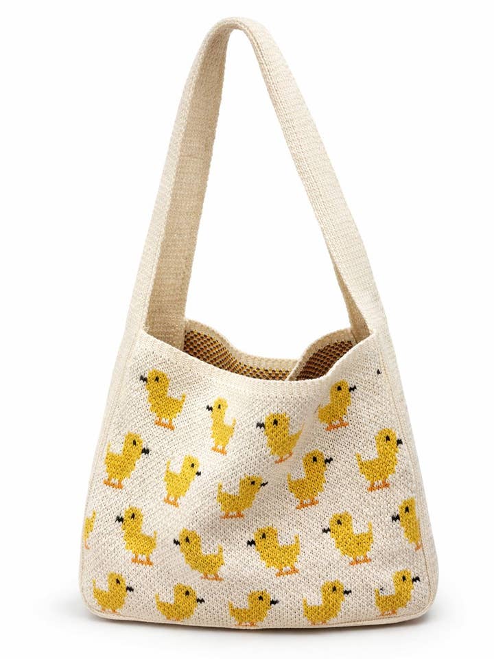 Little chick knit tote for wholesale by TOKEII LTD