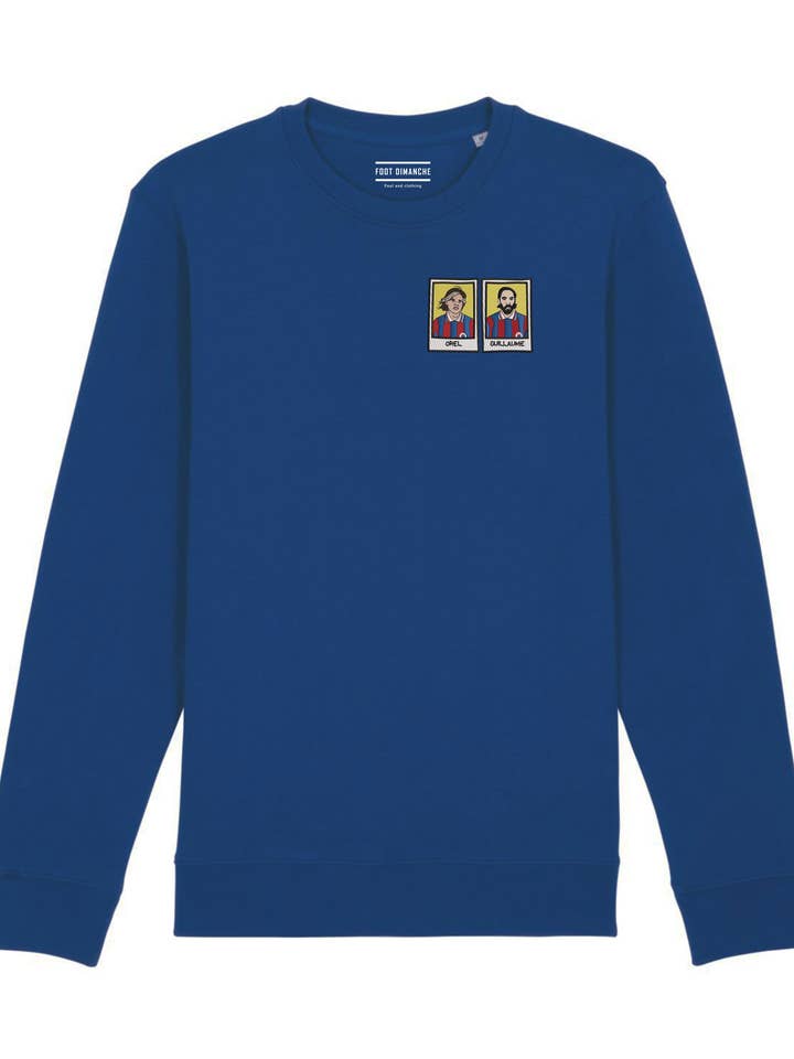 Geborduurd sweatshirt van Orel en Guillaume voor wholesale door Foot Dimanche