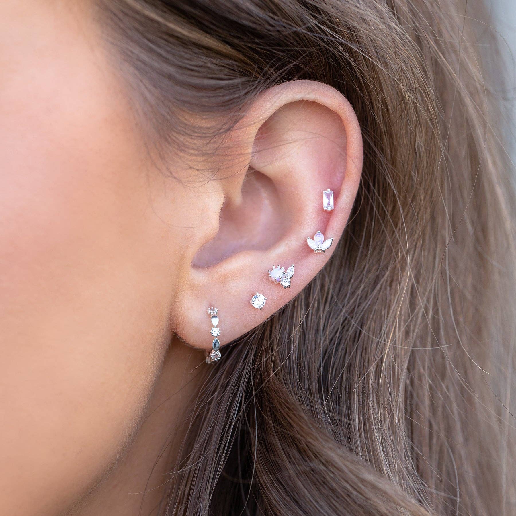 Girls Crew - Vente Clous d'oreille - Clous d'oreilles Dainty Brilliance6