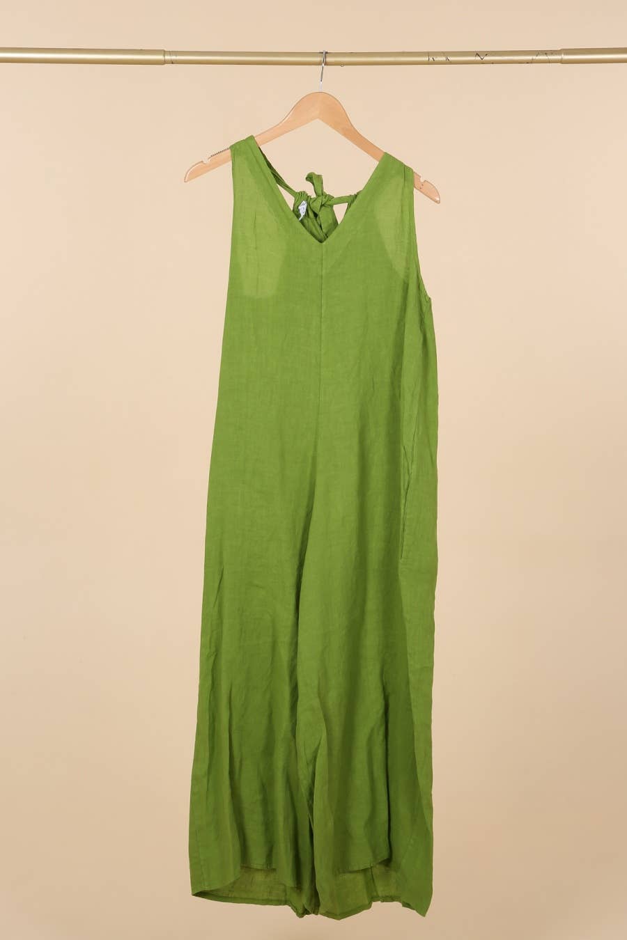 la maison des fibres naturelles – wholesale Jumpsuit – Women's – Sleeveless jumpsuit in 100% linen 6201418