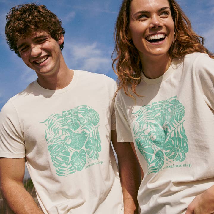 Conscious Step – Engroshandel Skjorte - Unisex – Beskyt Dovendyr T-shirt2