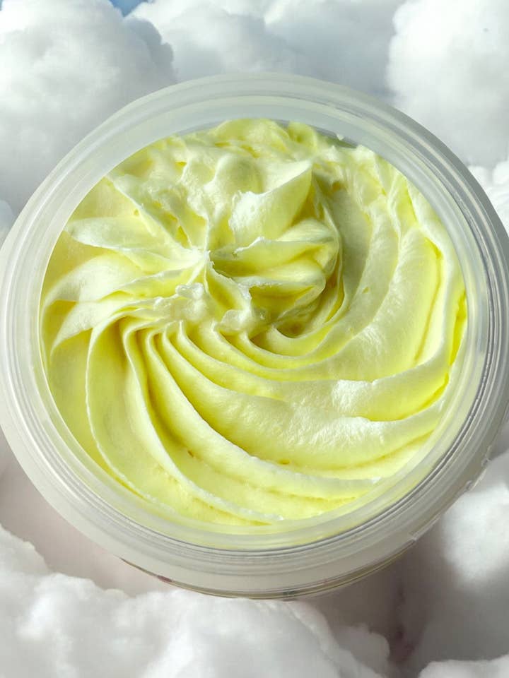 Lemon Poundcake Body and Shave Whipped Soap for wholesale by Seli Han Skincare